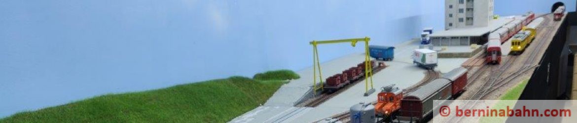 Berninabahn im Modell 1:87